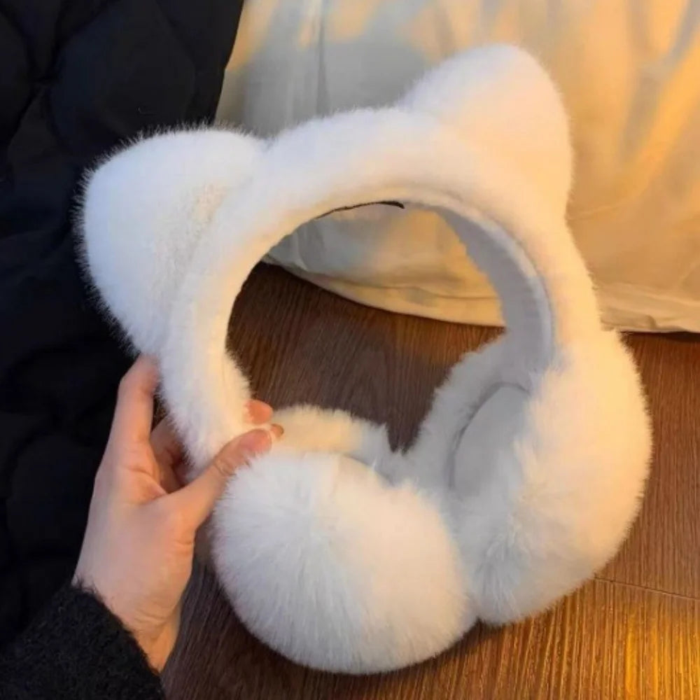 Lunara Winter™ Soft Plush Cute Cat Ear Muffs