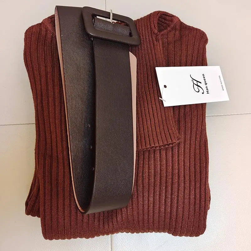 Amoura Abiti™ Winter Midi con cintura