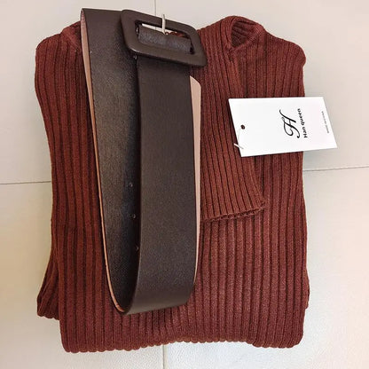Amoura Abiti™ Winter Midi con cintura