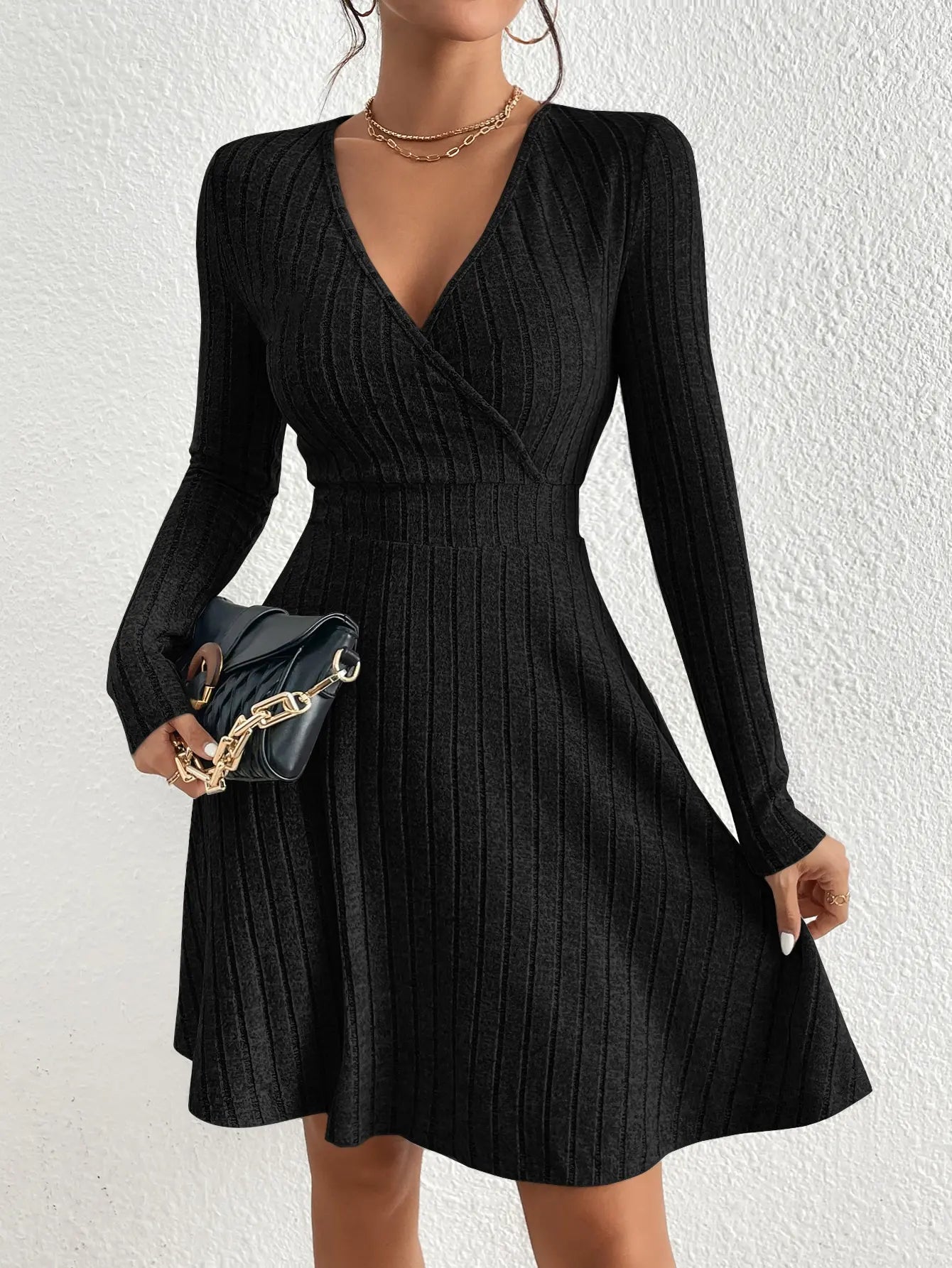 Amoura Dresses™ Women's Knitted Slim