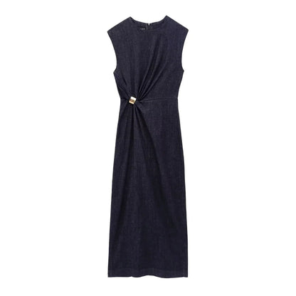 Amoura Dresses™ Elegance Draped Midi Dress