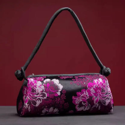 Bolsa feminina bordada em seda ÉlanBag™