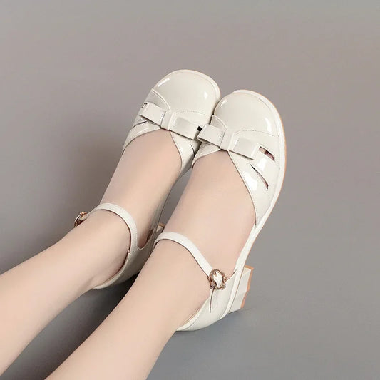 Solenne Shoes™ Talons blocs à nœud