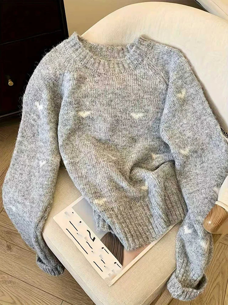 Pull à motif cœur Lunara Winter™