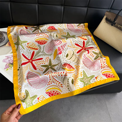 Satin Éclat™ Beach Square Scarf for Women