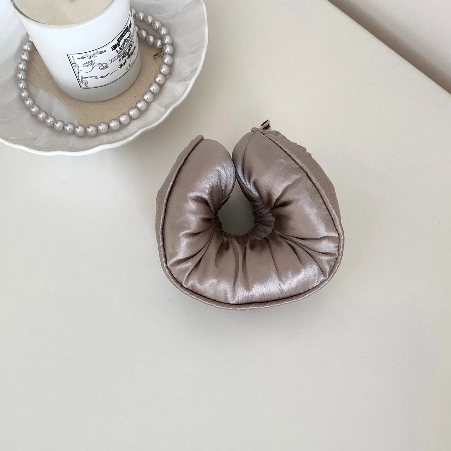 SatinÉclat™ Sponge Elastic Hair Scrunchies