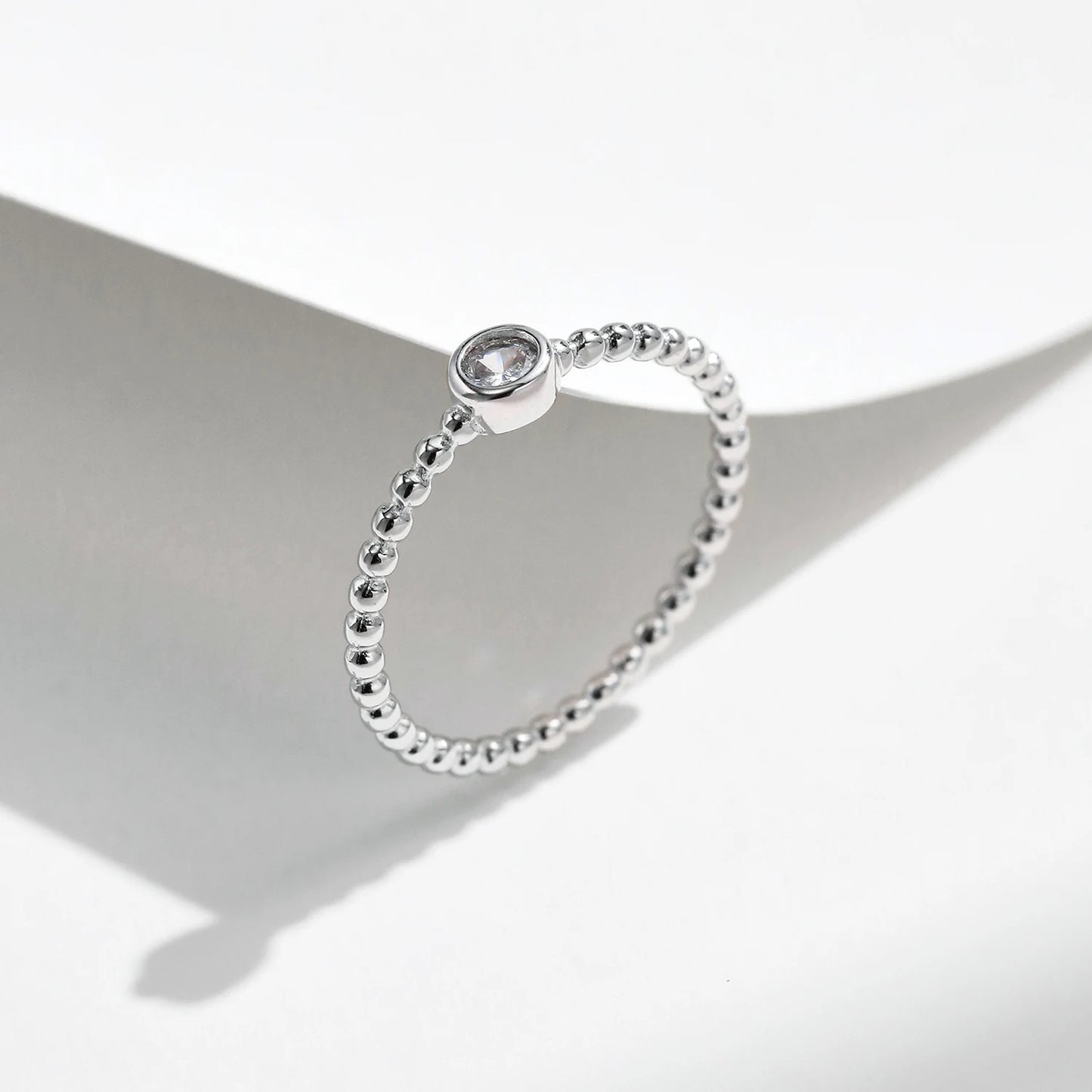 Elara Jewelry™ Lunéa-Halo-Ring mit Perlen