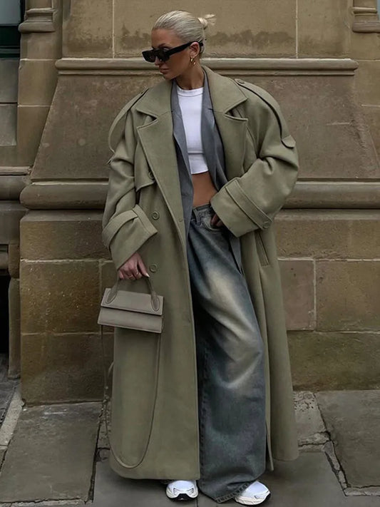 Lunara Winter™ Elegant Belt Coat for Women