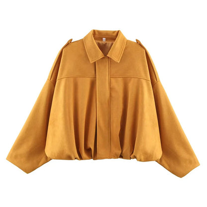Lunara Winter™ Cropped Cape Sleeve Jacket