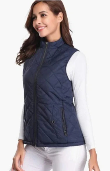 Lunara Winter™ Diamond Quilted Puffer Vest