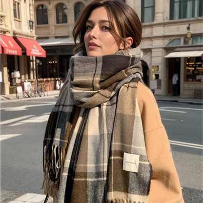 Lunara Winter™ Fashionable Warm Plaid Scarf