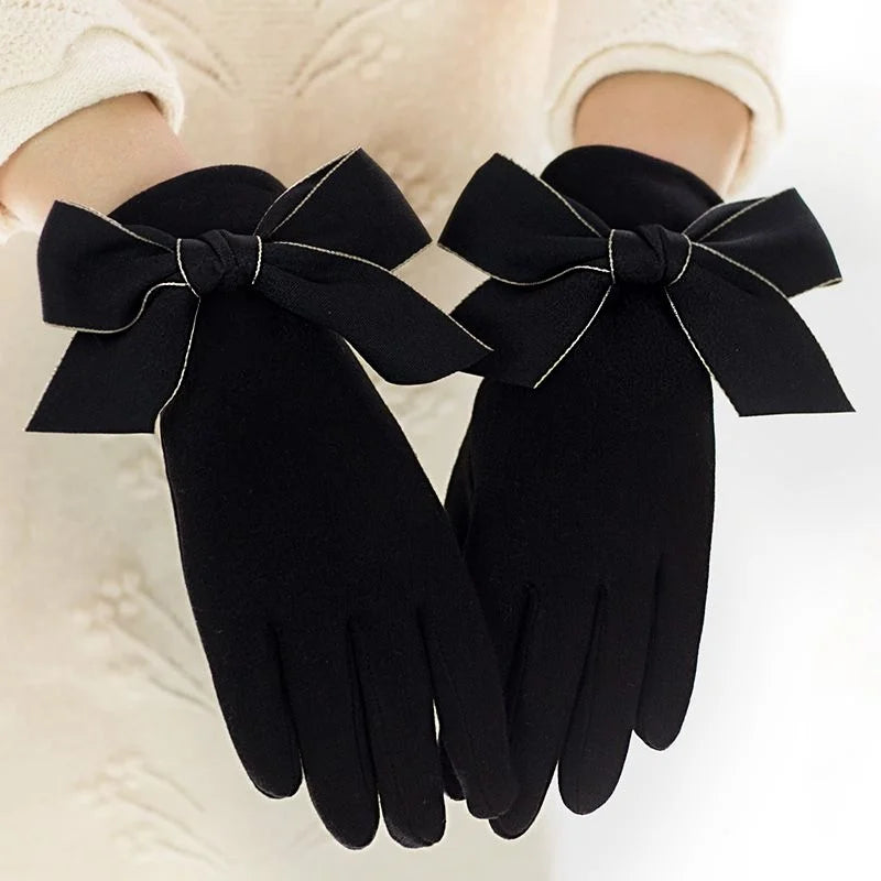 Lunara Winter™ Knitted Bow Cold Proof Gloves