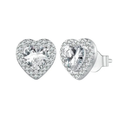 Elara Jewelry™ Celestia Halo Stud Earrings