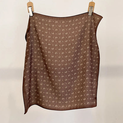 Satin Éclat™ Retro Square Scarf for Women