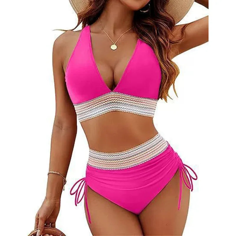 SeaLure™ Bohemian Rhapsody High-Waist Bikini