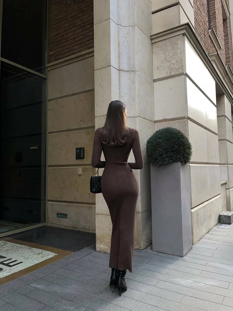Amoura Dresses™ Long Sleeved Sweater Dress