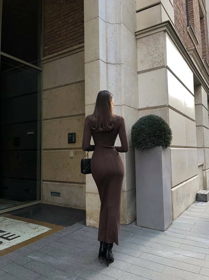 Amoura Dresses™ Long Sleeved Sweater Dress