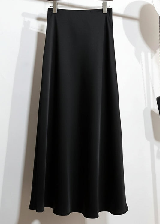 Satin Éclat™ Elegant Satin Long Skirt