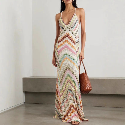 Amoura Dresses™ Backless Slim Dress