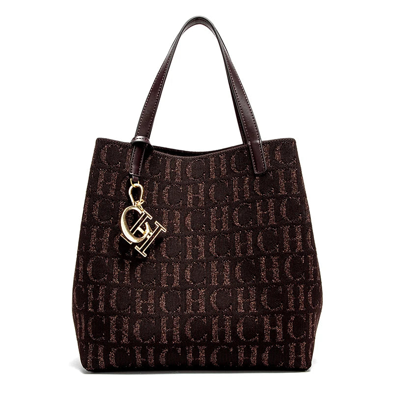ÉlanBag™ CH Ladies Shoulder Bag Letter Print