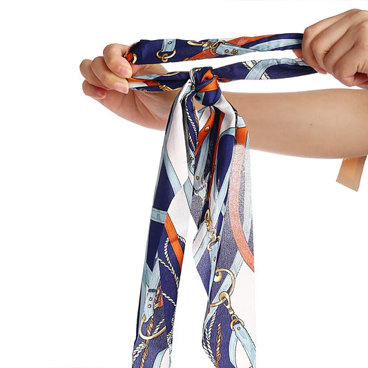 SatinÉclat™ Bow Satin Long Scrunchies