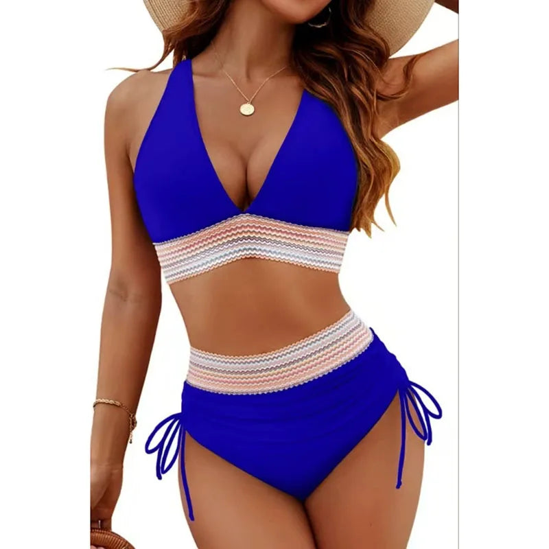 SeaLure™ Bohemian Rhapsody High-Waist Bikini