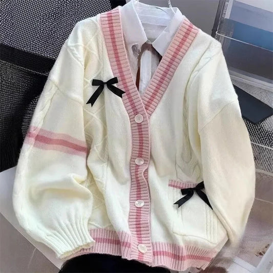 Lunara Winter™ Bow Cardigan for Women
