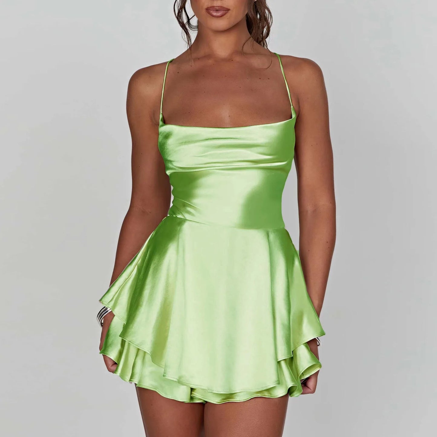 Mini abito sexy in seta Amoura Clothes™