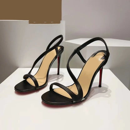 Solenne Shoes™ Talons hauts à bride serpentine