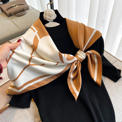 ผ้าพันคอซาตินสี่เหลี่ยมผู้หญิง SatinÉclat™