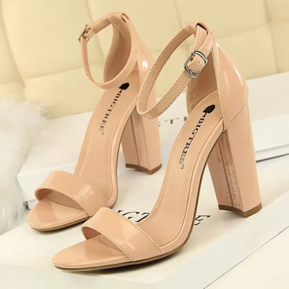 Solenne Shoes™ Sandali da donna con tacco spesso