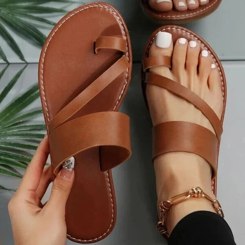 Solenne Shoes™ Minimalist Thong Sandals