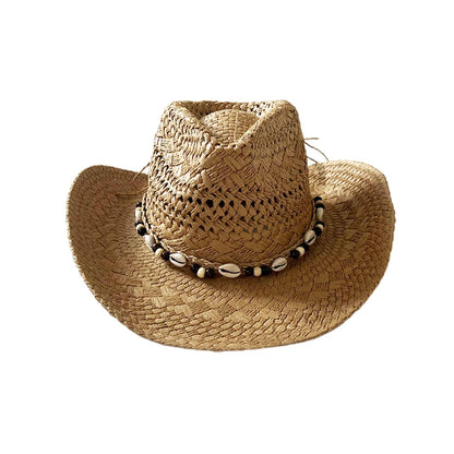 Chapéu de cowboy de palha SeaLure™ Luna Shell