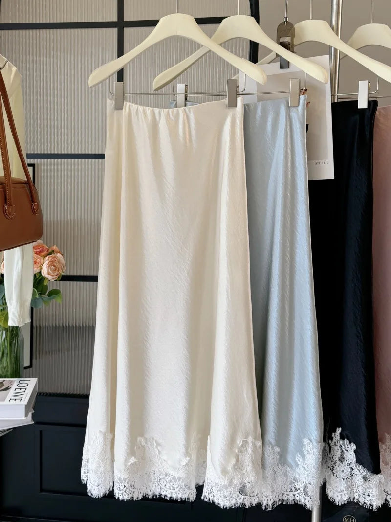 Satin Éclat™ Elegant Satin Mermaid Skirt