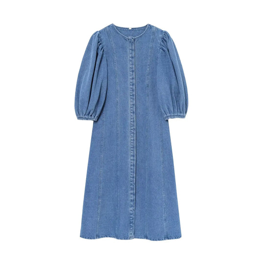 Amoura Dresses™ Denim Casual Women Dress