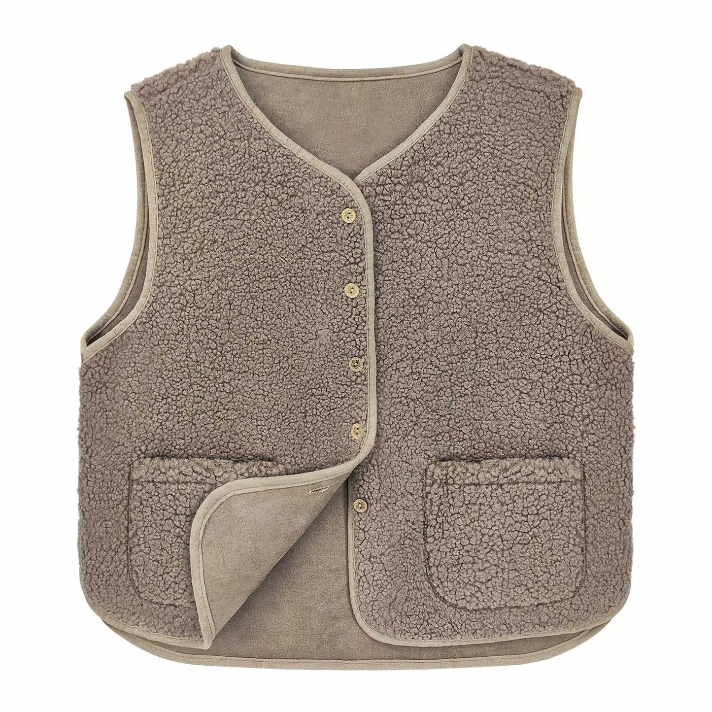 Chaleco polar tipo peluche Lunara Winter™