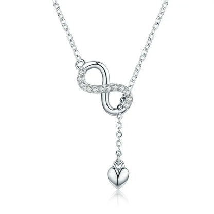 Elara Jewelry™ Eternal Love Infinity Necklace