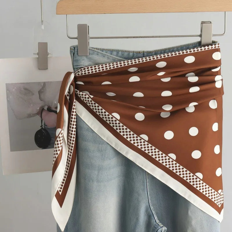SatinÉclat™ Triangular Satin Scarf Belt