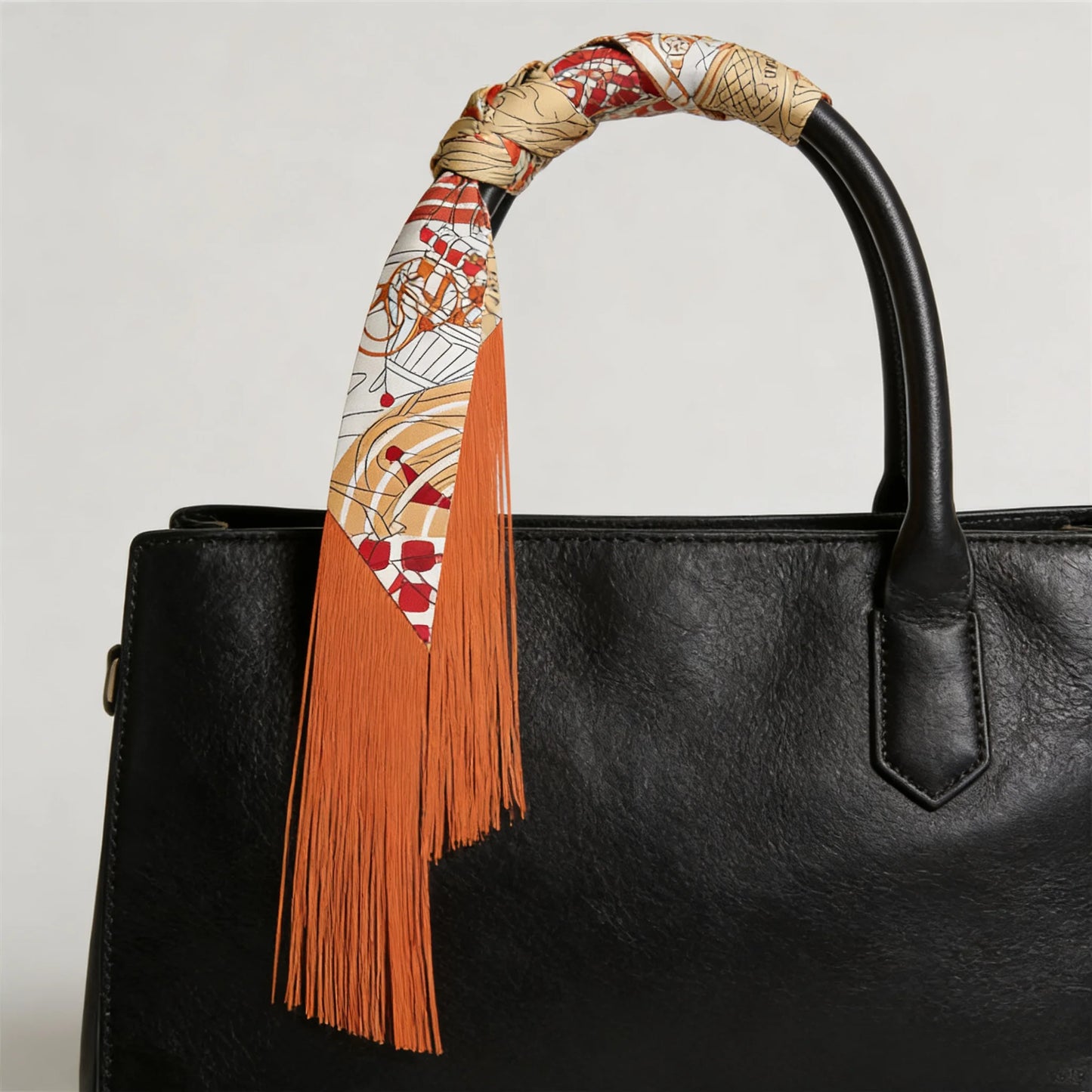 Satin Éclat™ Long Fringed Scarf