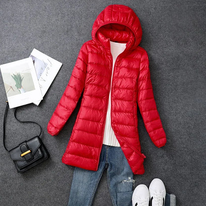 Doudoune longue à capuche Lunara Winter™