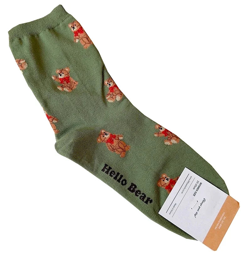 Lunara Winter™ Elegant Bear Women’s Socks
