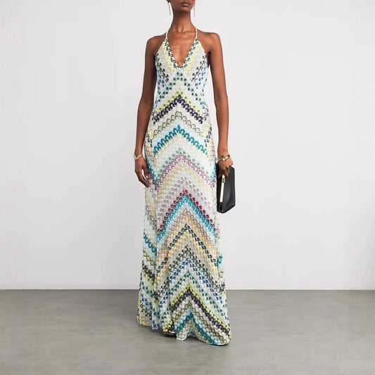 Amoura Dresses™ Robe Slim Dos Nu