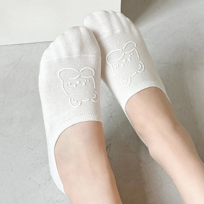 Lunara Winter™ 6 Pairs Teddy Boat Socks