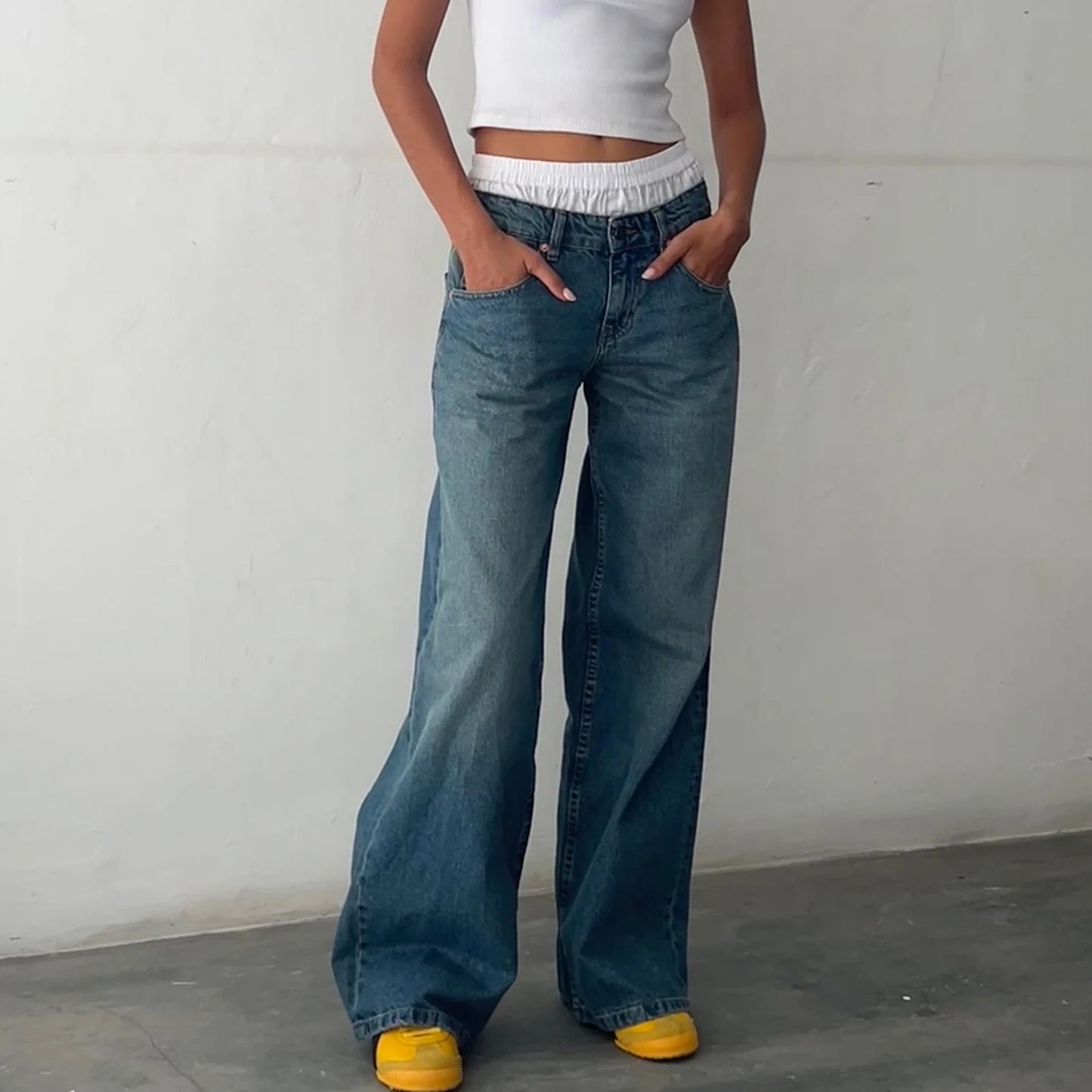 Lunara Winter™ Women’s Streetwear Jeans Pants