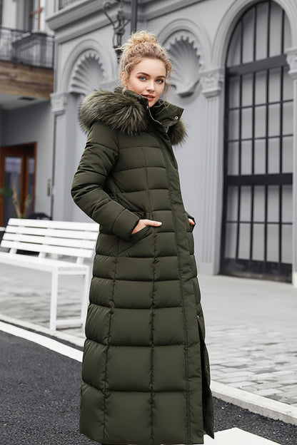 Lunara Winter™ Overcoat with Fur Collar