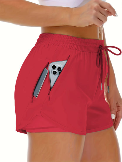 VibeFit™ Elegant Workout Shorts
