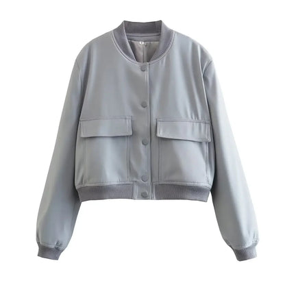 Lunara Winter™ Cropped Bomber Jacket