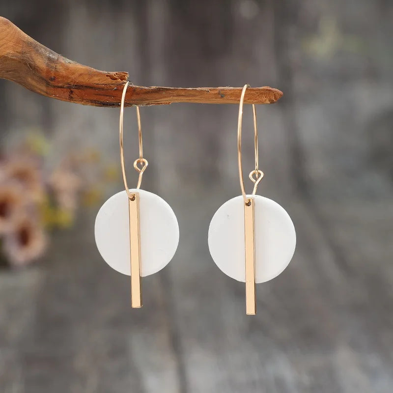 Elara Jewelry™ Scheibenförmige Creolen