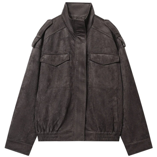 Lunara Winter™ Faux Suede Utility Jacket