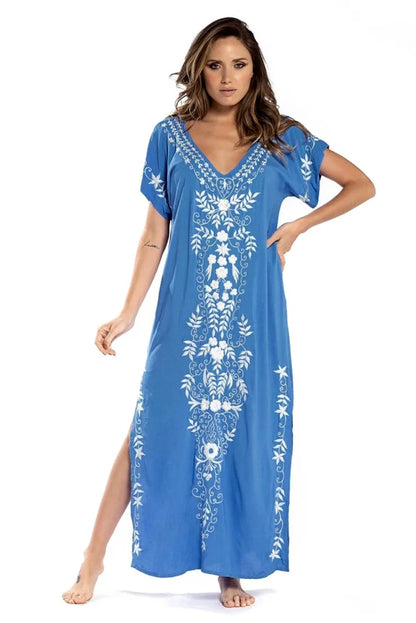 SeaLure™ Bohemian Majesty thêu Kaftan